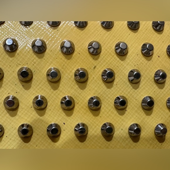 Prada Studded Yellow Saffiano Long Zippy Wallet - Picture 6 of 16